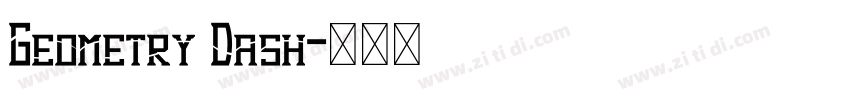 Geometry Dash字体转换